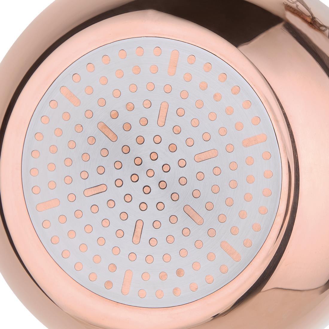 Sauteuse évasée en cuivre 3 couches induction Vogue 200mm - FRANCE CHR