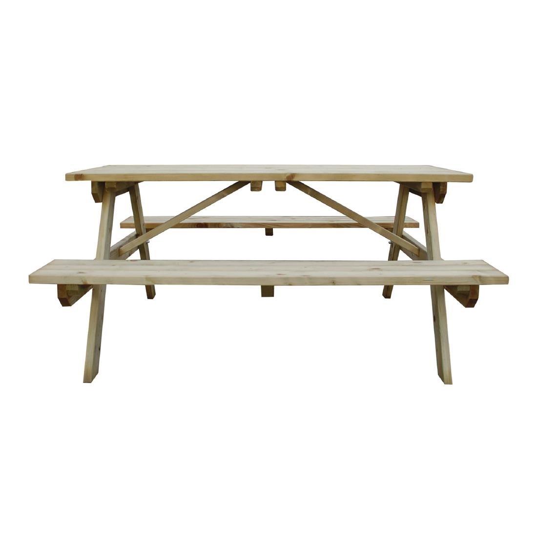 Table pique-nique en bois 1,5m - FRANCE CHR