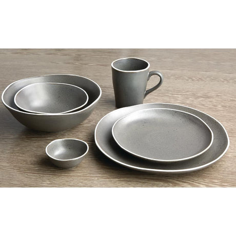 Saladiers gris Chia Olympia 21 cm (x6) - FRANCE CHR