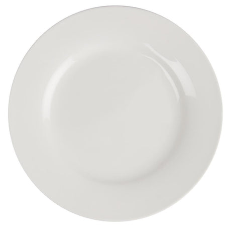 Assiettes rondes à bord large Olympia Lumina 150mm (Lot de 6) - FRANCE CHR