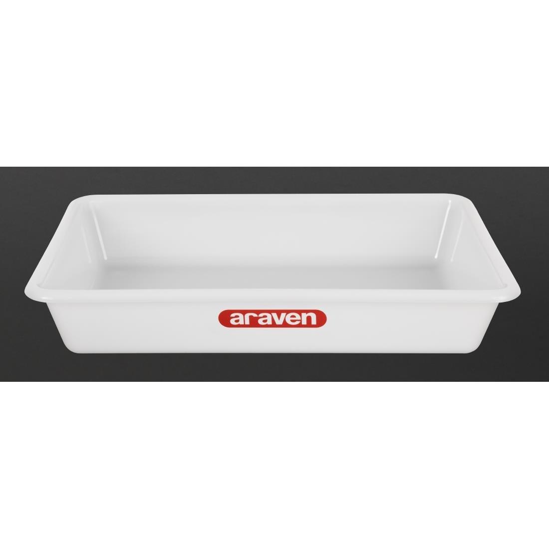 Bac alimentaire peu profond Araven transparent 435mm - FRANCE CHR