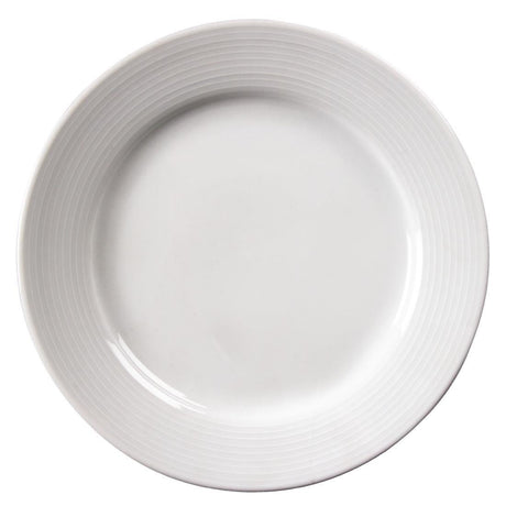 Assiettes à bord large Olympia Linear 200mm (Lot de 12) - FRANCE CHR