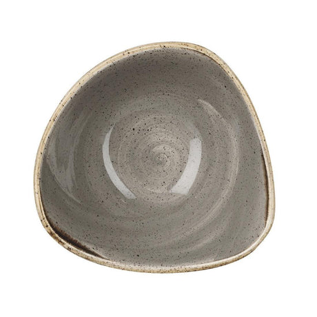 Bols triangulaires Churchill Stonecast gris 152mm (lot de 12) - FRANCE CHR