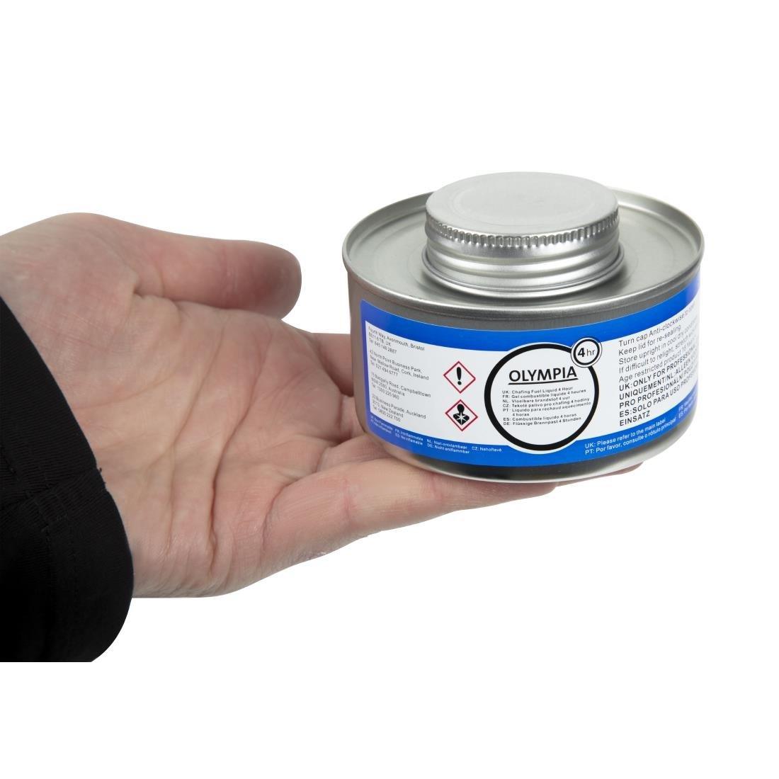 Combustible liquide Olympia 4 heures (Lot de 12) - FRANCE CHR