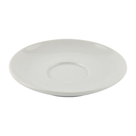 Soucoupes élégantes Olympia Whiteware 148mm (Lot de 12) - FRANCE CHR