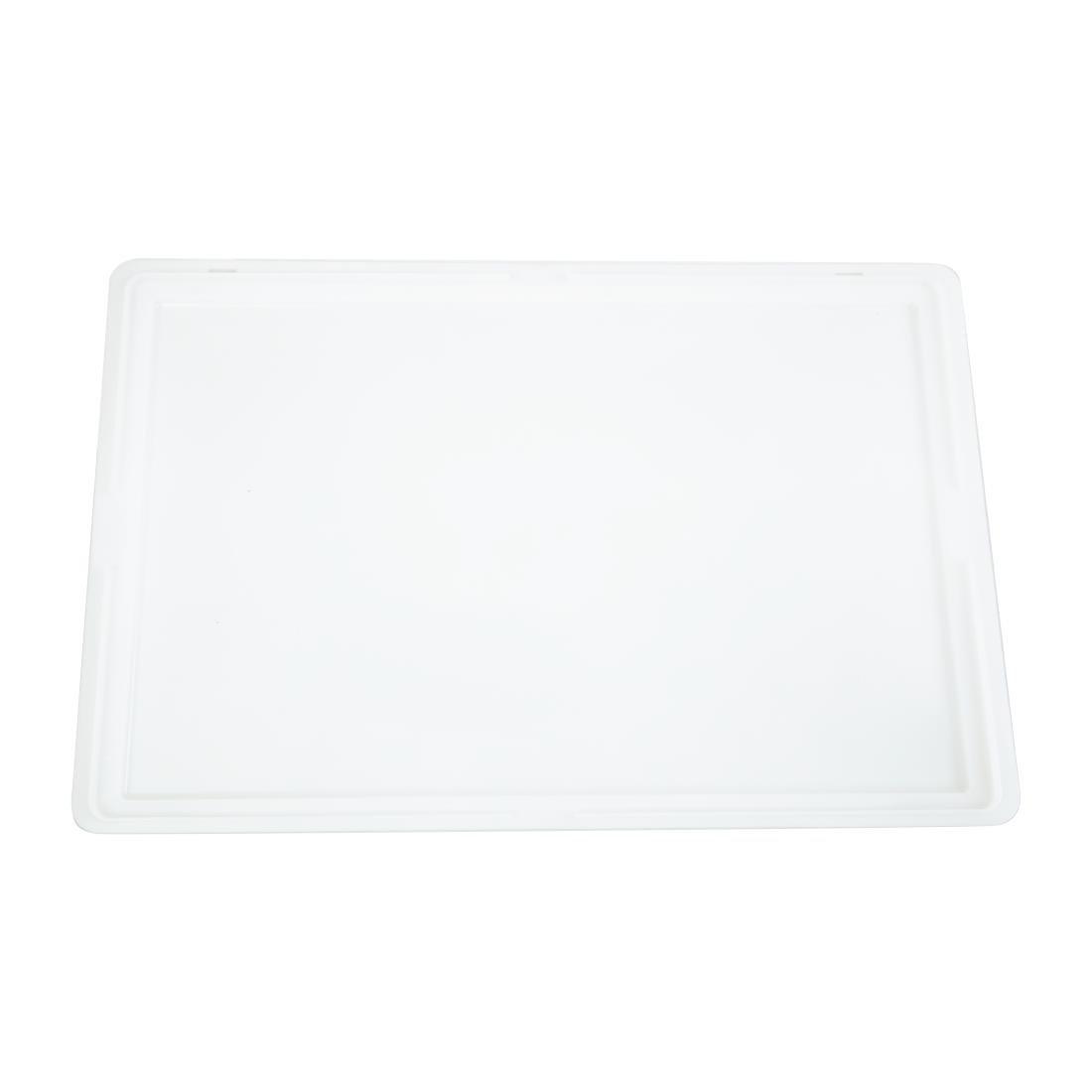 Couvercle pour boîte à pâte à pizza en polyéthylène Cambro 60x40x2cm - FRANCE CHR