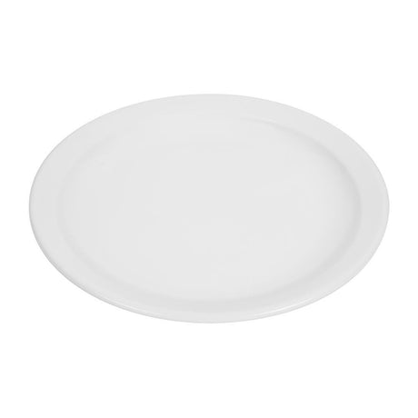 Assiettes à bord étroit blanches Olympia 250mm (Lot de 12) - FRANCE CHR
