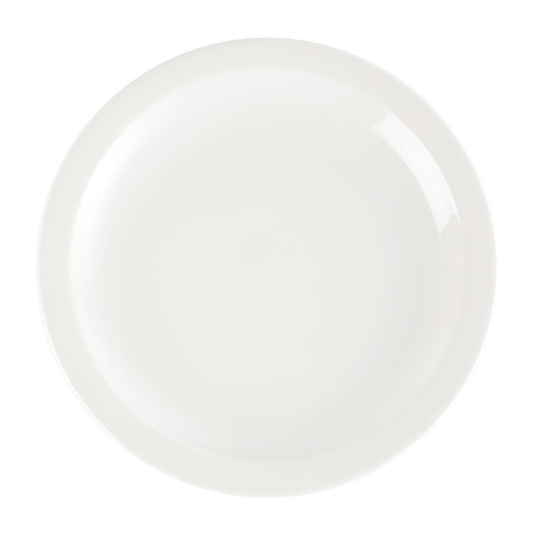 Assiettes Nova Churchill Whiteware 254mm (lot de 24) - FRANCE CHR