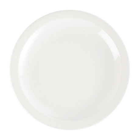 Assiettes Nova Churchill Whiteware 254mm (lot de 24) - FRANCE CHR
