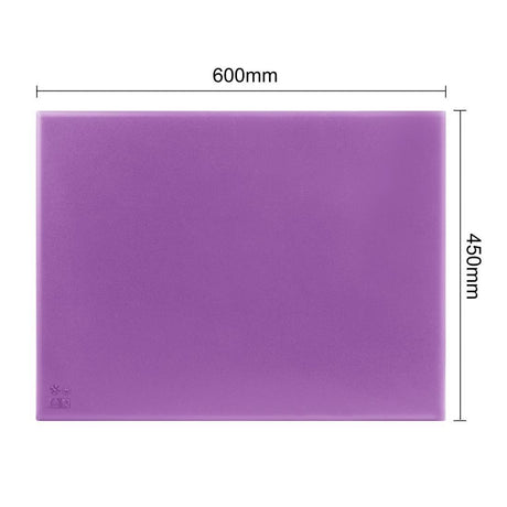 Planche à découper haute densité Hygiplas violette 600x450x25mm - FRANCE CHR
