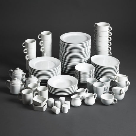 Assiettes à bord large Olympia Athena 165mm (Lot de 12) - FRANCE CHR