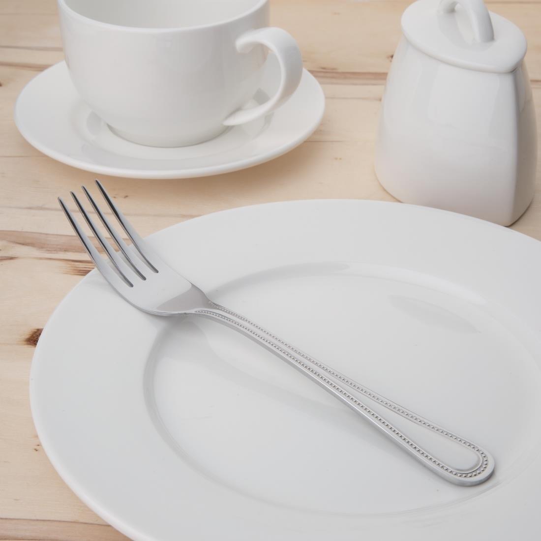 Fourchette de table Olympia Bead (Lot de 12) - FRANCE CHR