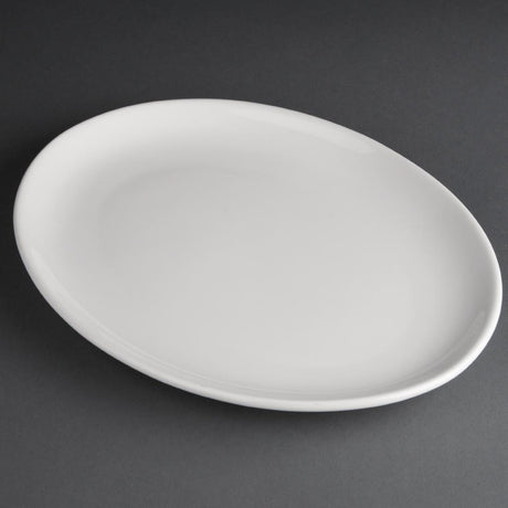 Assiettes ovales Olympia Athena 254 x 197mm (Lot de 12) - FRANCE CHR