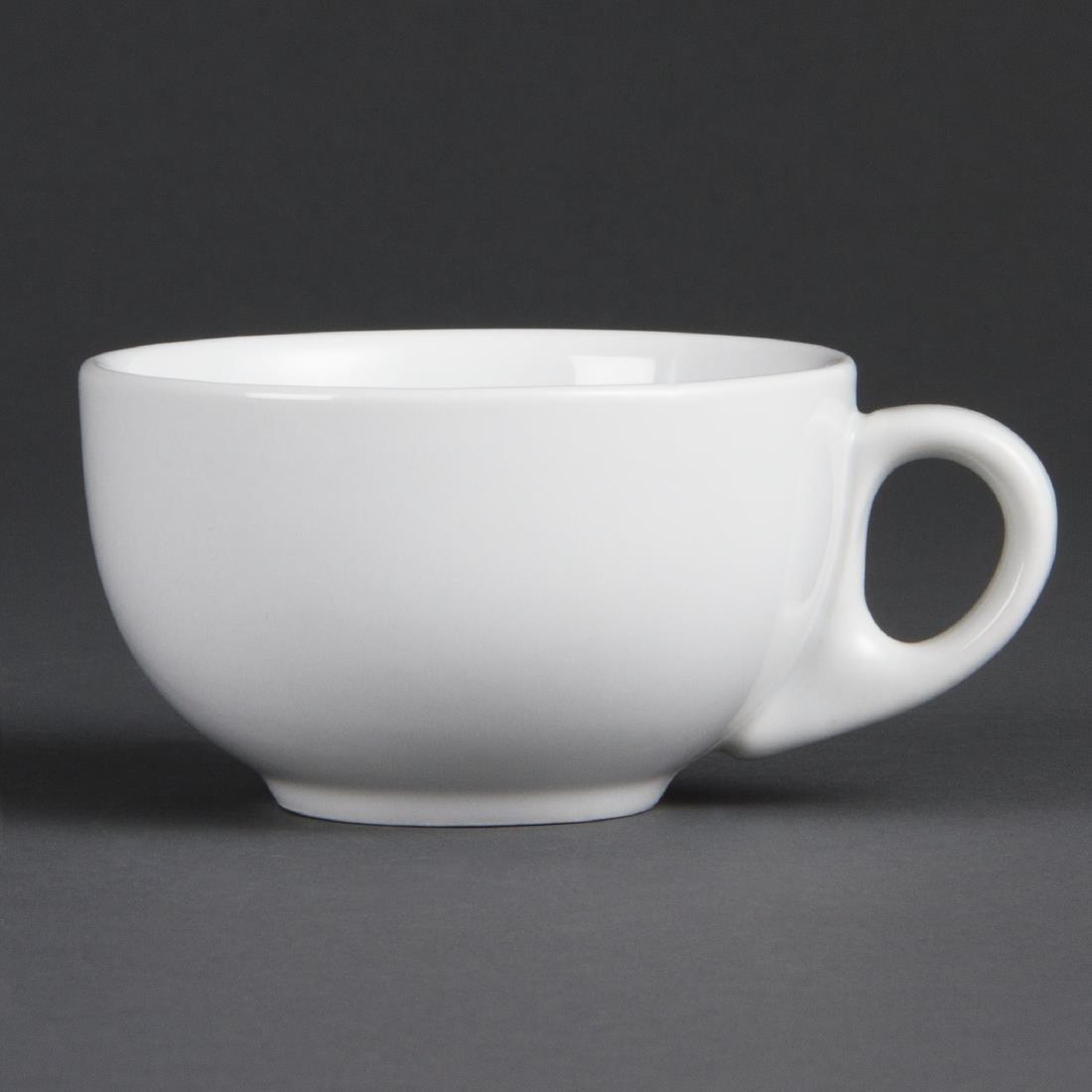 Tasses à cappuccino blanches 200ml Olympia (Lot de 12) - FRANCE CHR
