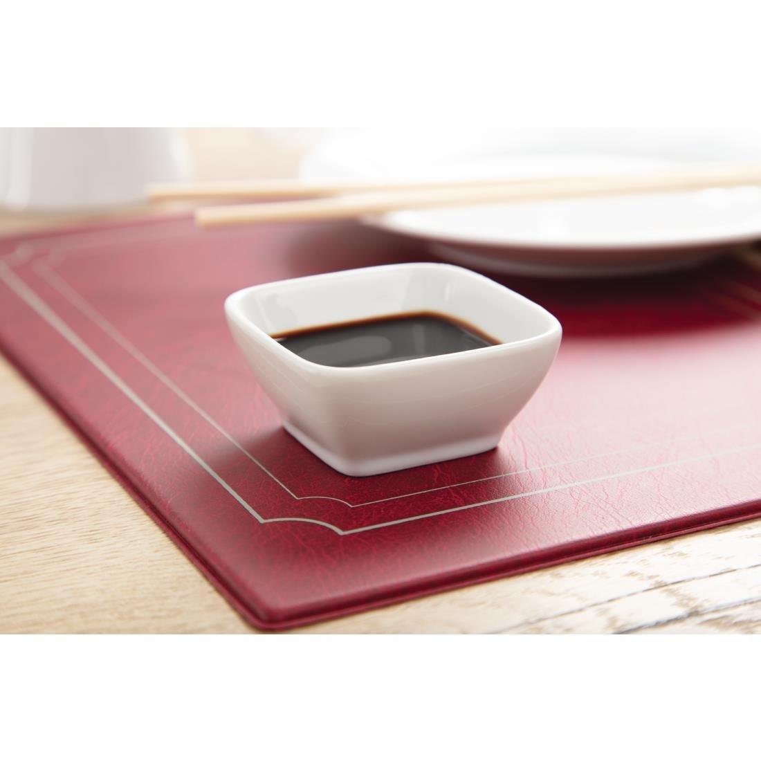 Mini-plats carrés arrondis 60mm Olympia (Lot de 12) - FRANCE CHR