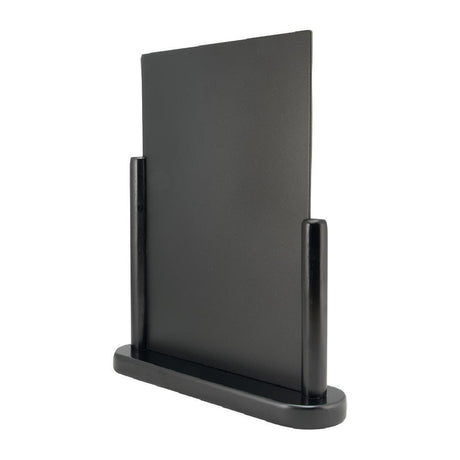 Grand chevalet de table Securit Elegant bois laqué noir - FRANCE CHR