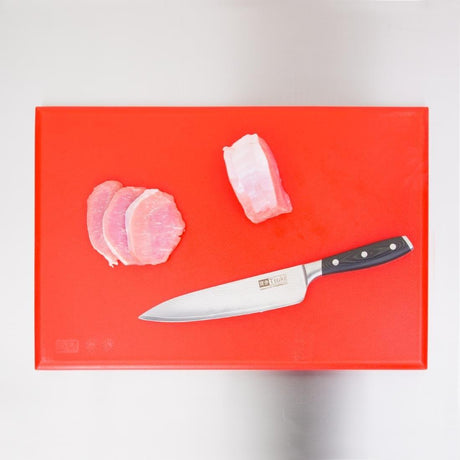 Planche à découper épaisse haute densité Hygiplas rouge - FRANCE CHR