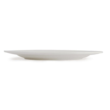 Assiettes rondes à bord large Olympia Lumina 270mm (Lot de 4) - FRANCE CHR