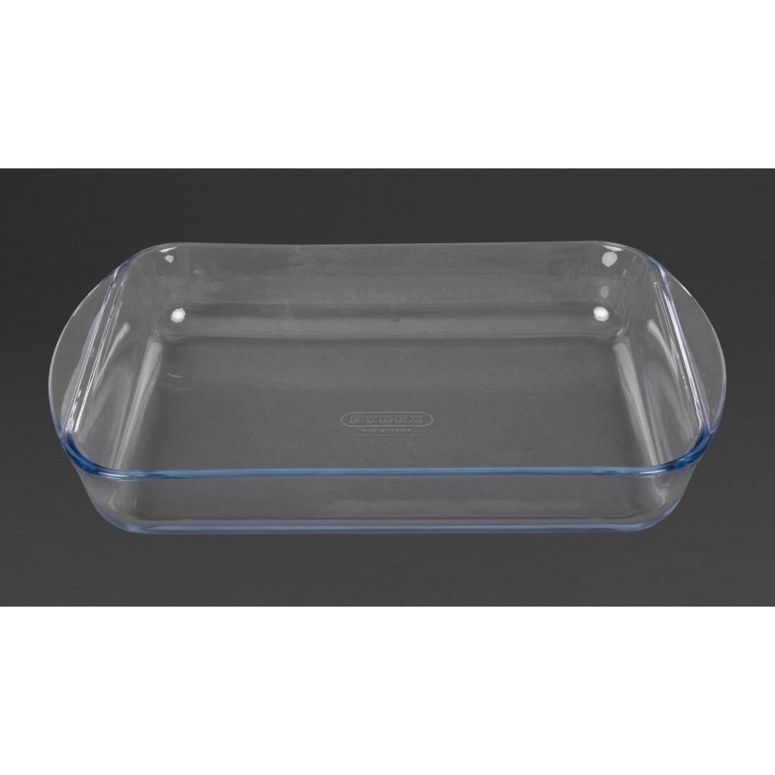 Plat à four rectangulaire en verre Pyrex 35 x 23 cm - FRANCE CHR