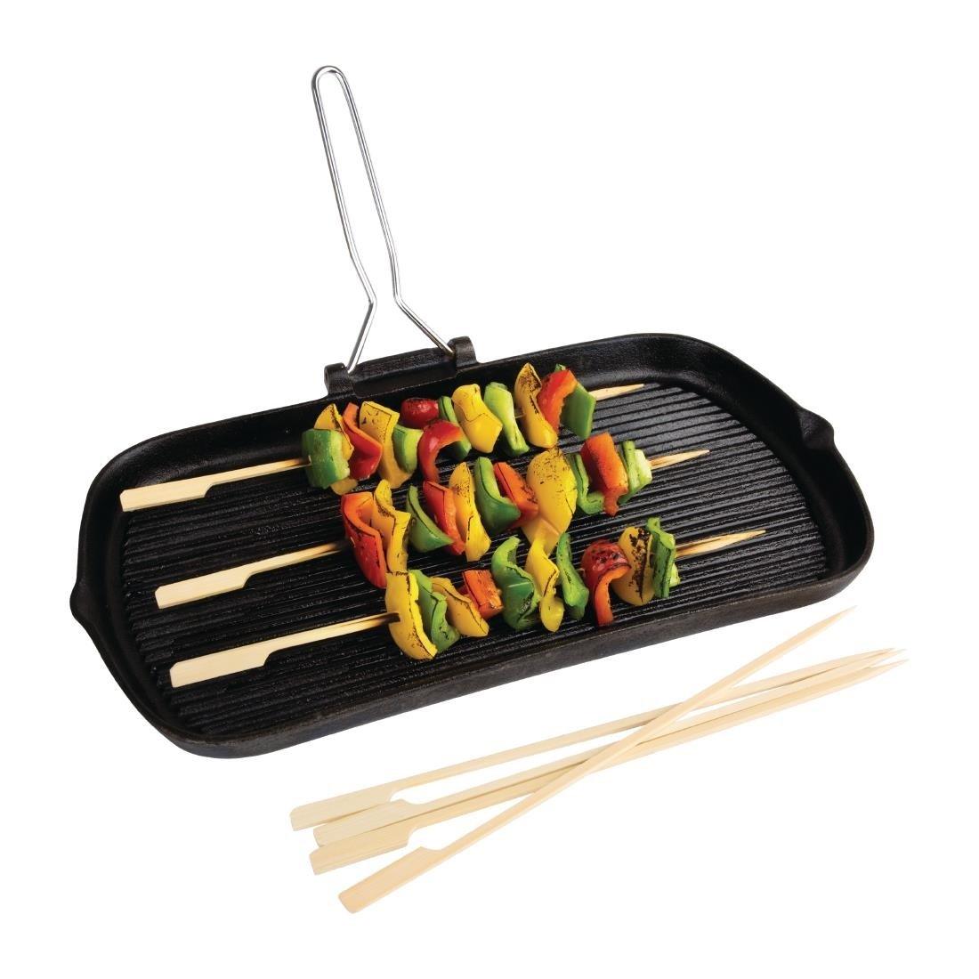 Brochettes biodégradables en bambou Fiesta Compostable 240mm (Lot de 100) - FRANCE CHR