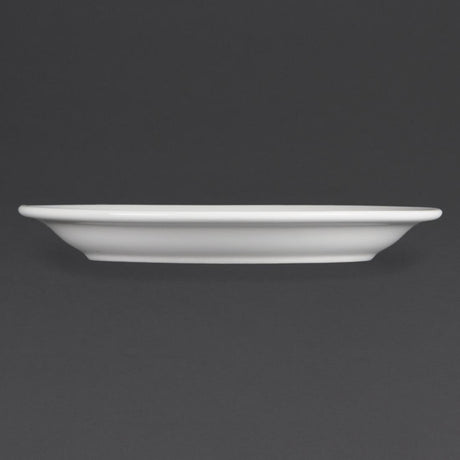 Assiettes à bord étroit blanches Olympia 202mm (Lot de 12) - FRANCE CHR