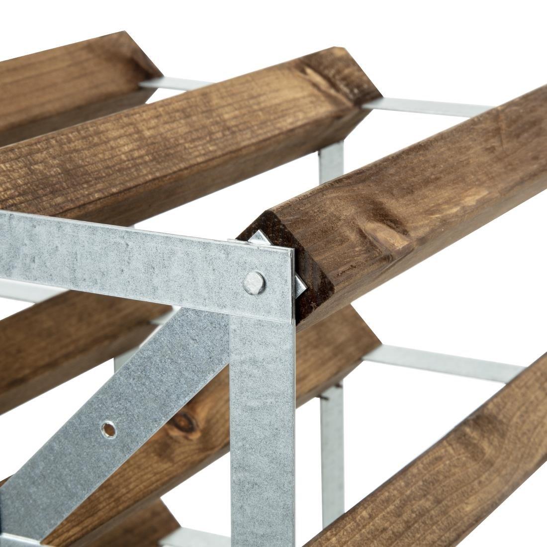 Casier à vin 42 bouteilles bois foncé - FRANCE CHR