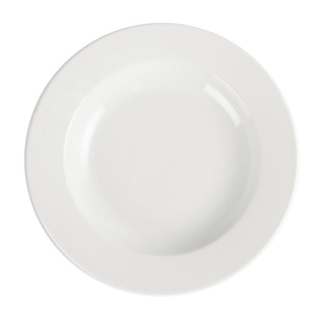 Assiettes creuses blanches Olympia 270mm (Lot de 6) - FRANCE CHR