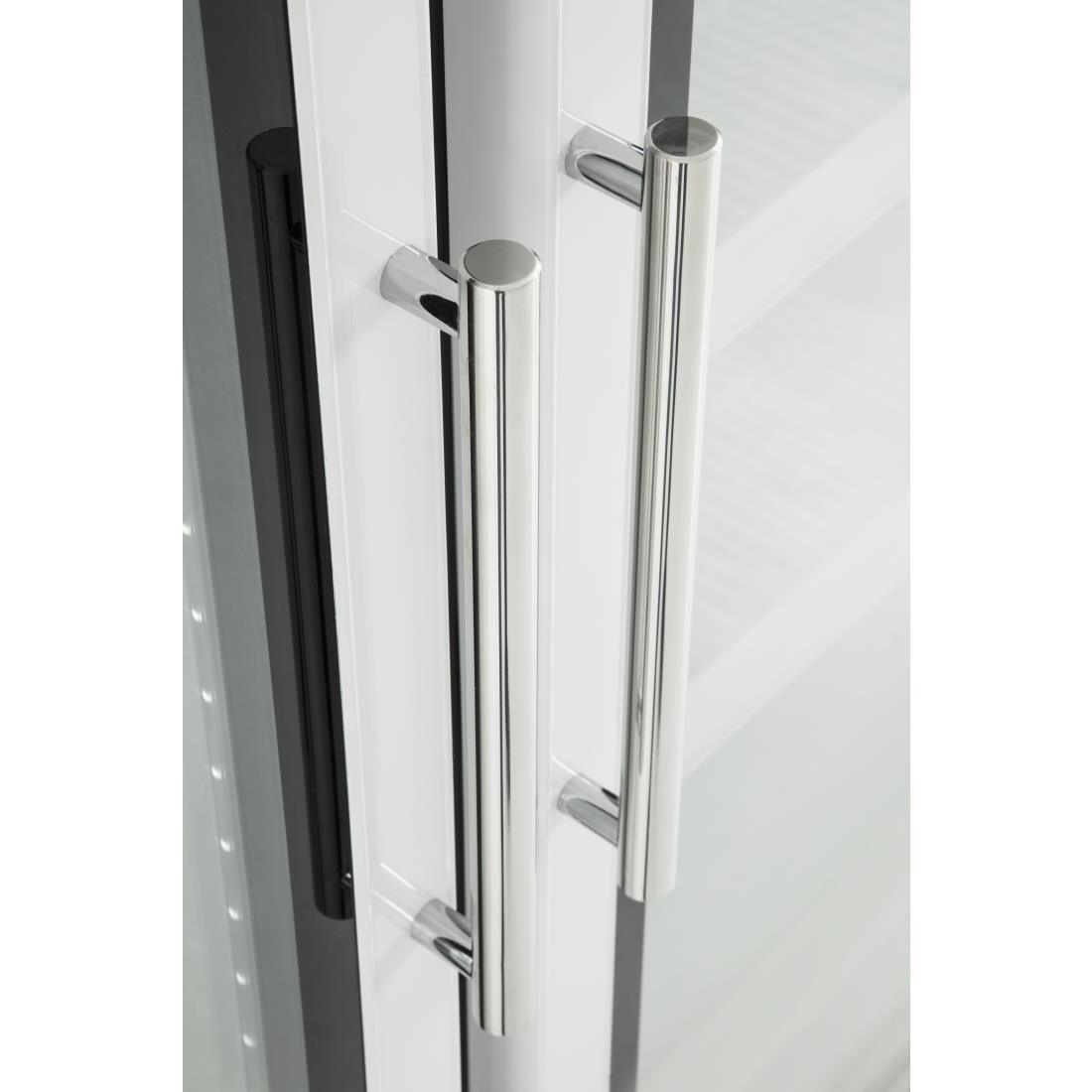 Vitrine réfrigérée négative deux portes avec bandeau lumineux Polar Série G 920L - FRANCE CHR