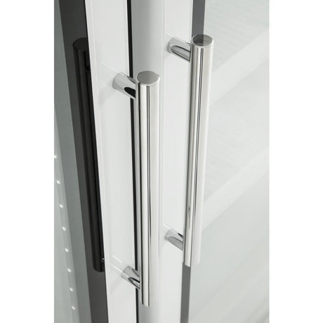 Vitrine réfrigérée négative deux portes avec bandeau lumineux Polar Série G 920L - FRANCE CHR