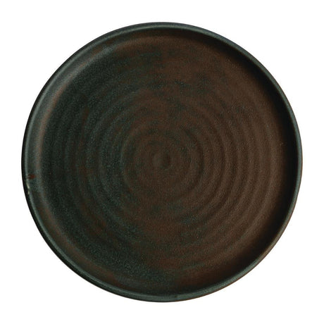 Assiettes plates vert bronze Olympia Canvas 26,5 cm (Lot de 6) - FRANCE CHR