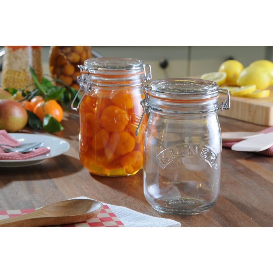 Bocal à conserves avec clip Kilner 1L - FRANCE CHR