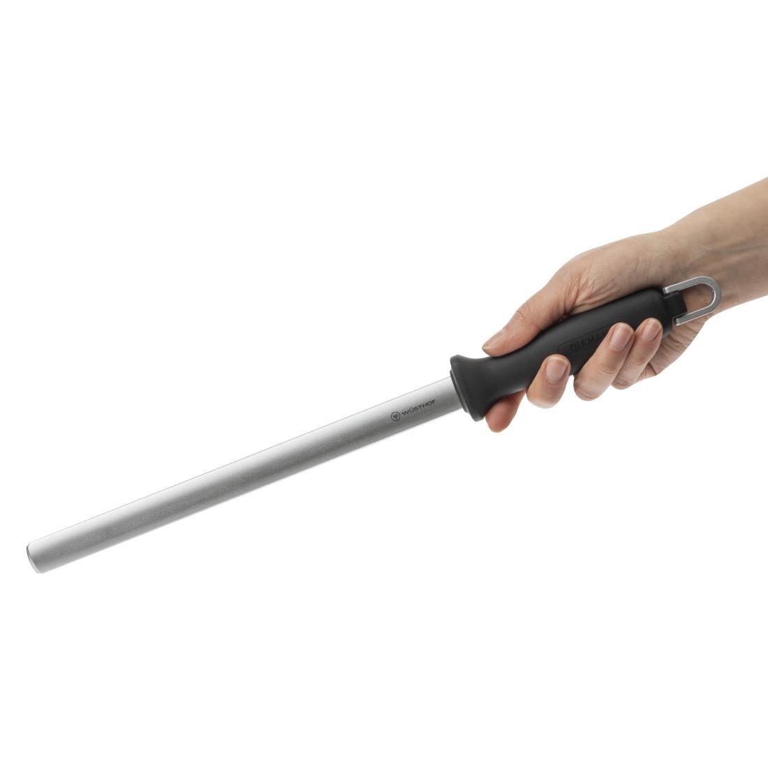 Fusil à aiguiser diamanté Wusthof 255mm - FRANCE CHR