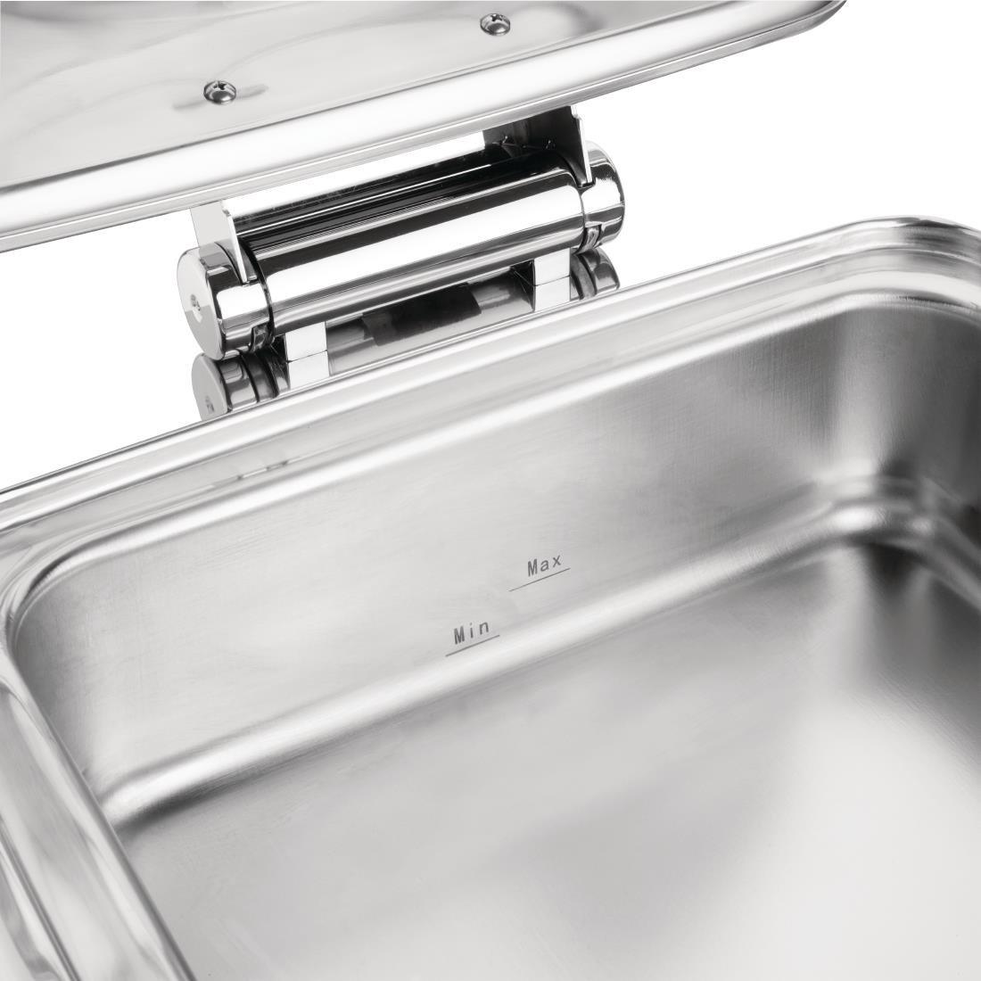 Ensemble chafing dish induction Olympia GN 1/2 avec support - FRANCE CHR