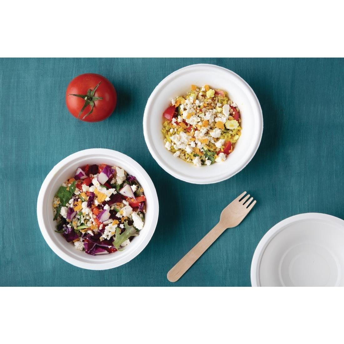 Bols ronds compostables en bagasse Fiesta Compostable 300ml (lot de 50) - FRANCE CHR