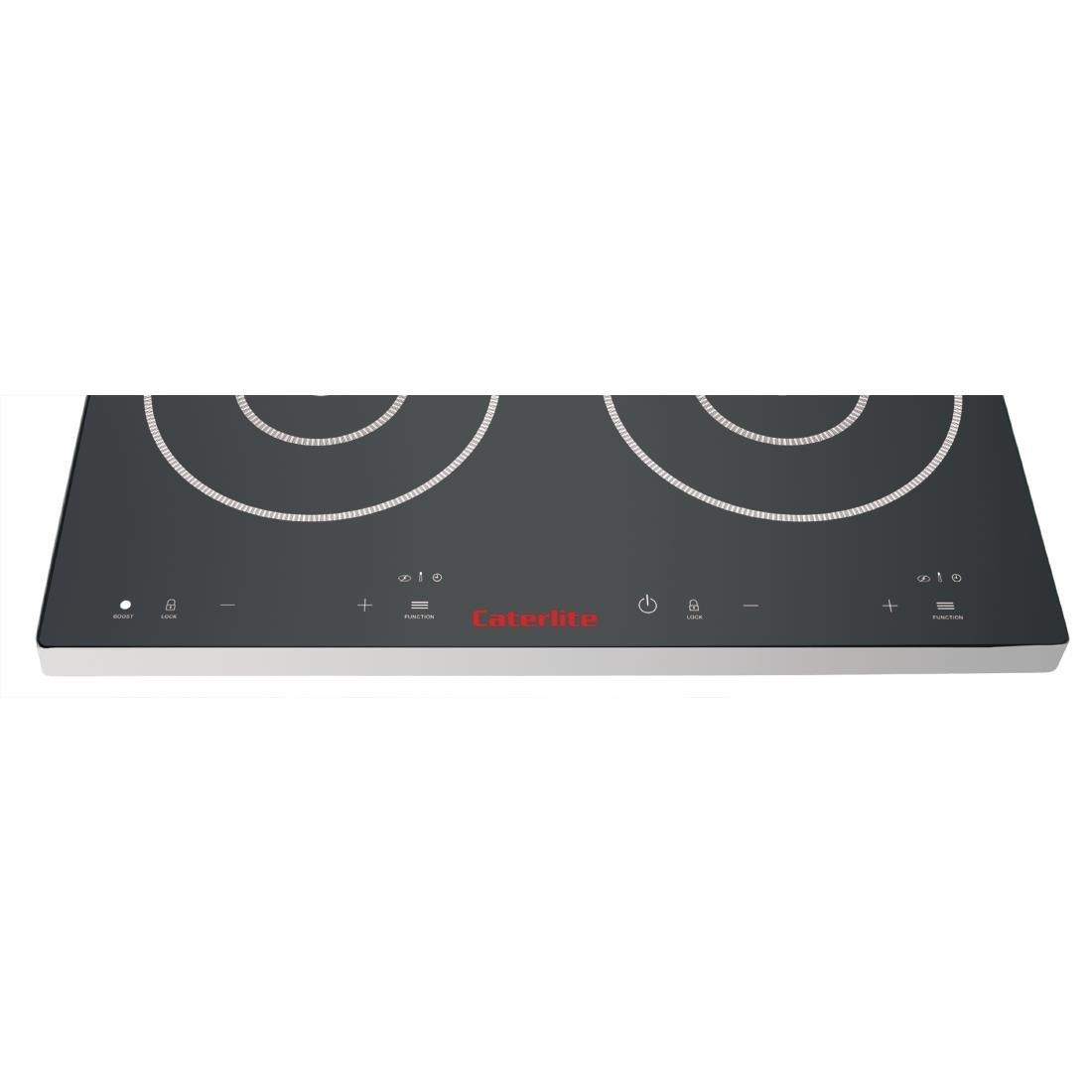 Double plaque de cuisson induction à commande tactile Caterlite 3 kW - FRANCE CHR