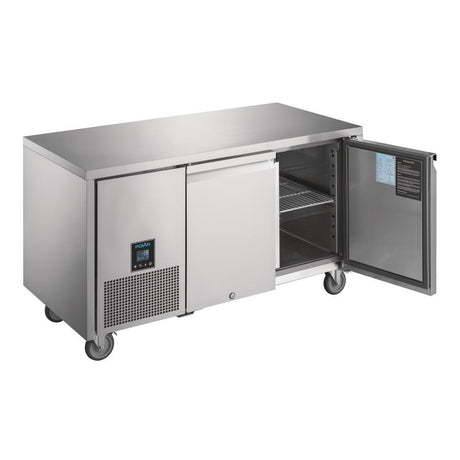 Table réfrigérée négative 2 portes Premium Polar Serie U 267L - FRANCE CHR