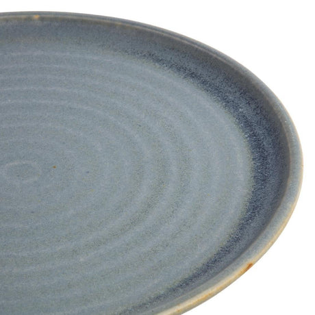 Assiettes plates granit bleu Olympia Canvas 26,5 cm (Lot de 6) - FRANCE CHR