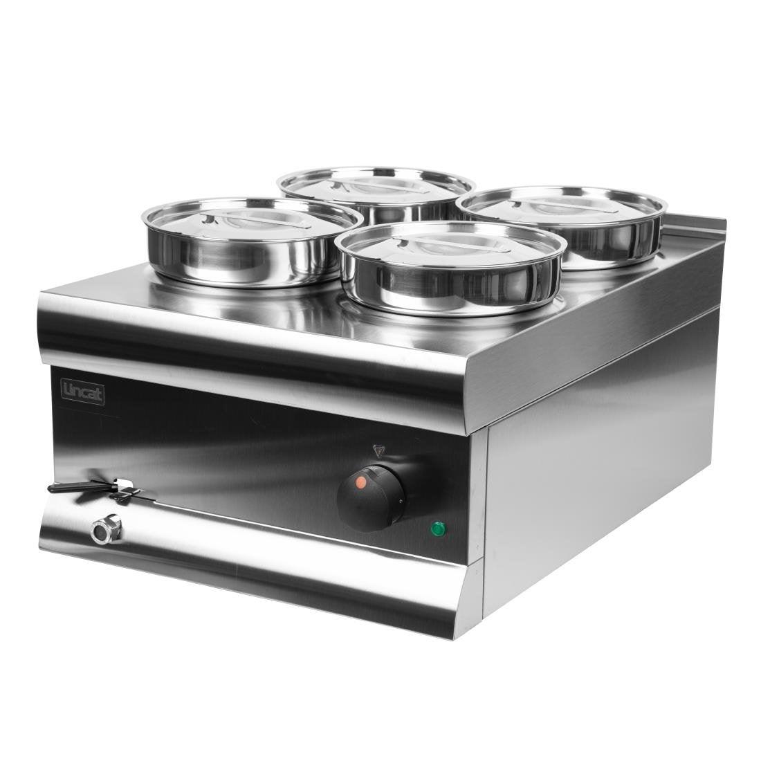 Bain-Marie 4 pots Lincat Silverlink 600 BS4W - FRANCE CHR