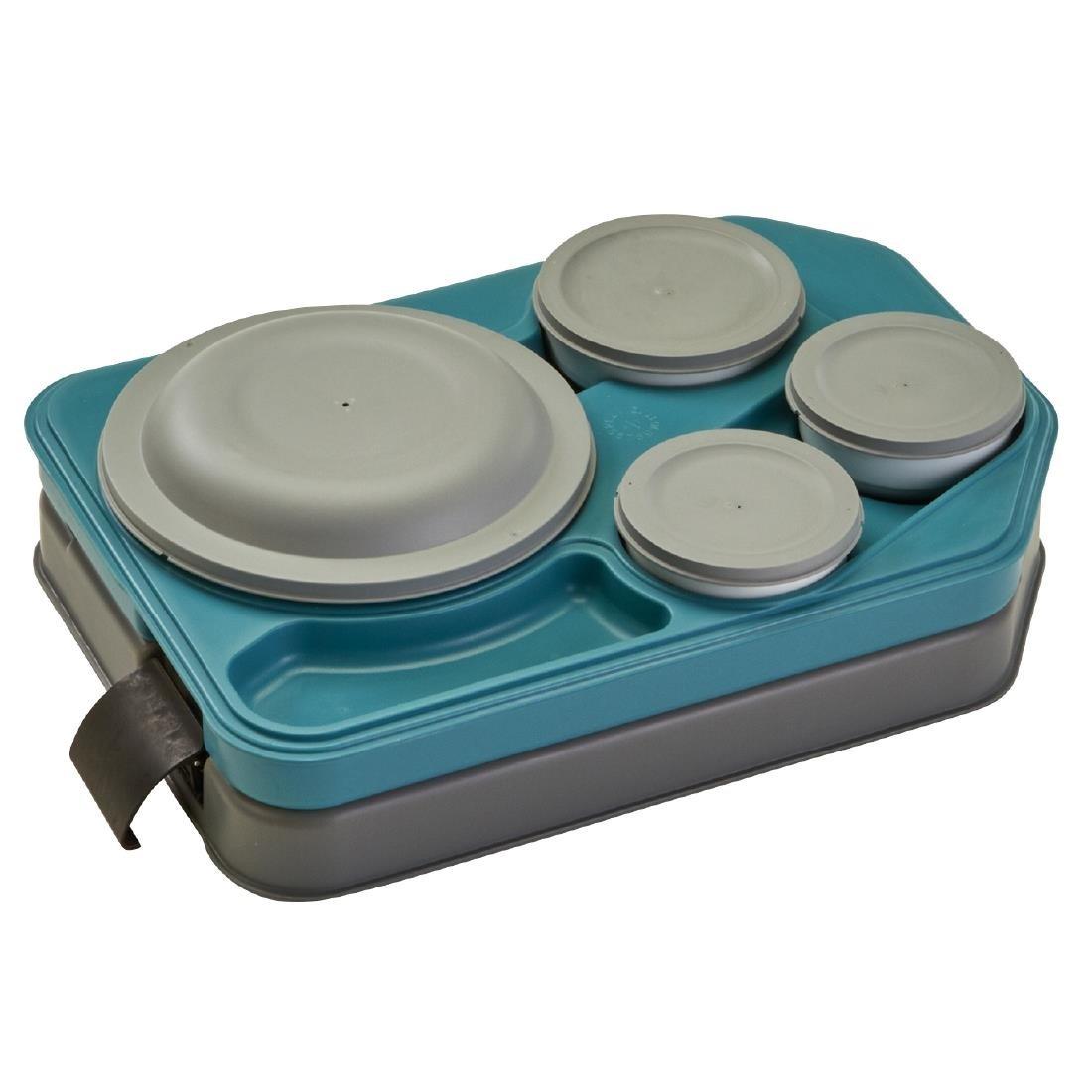 Plateau isotherme Tablotherm EPP avec vaisselle Cambro 37 x 53 x 10,5 cm - FRANCE CHR