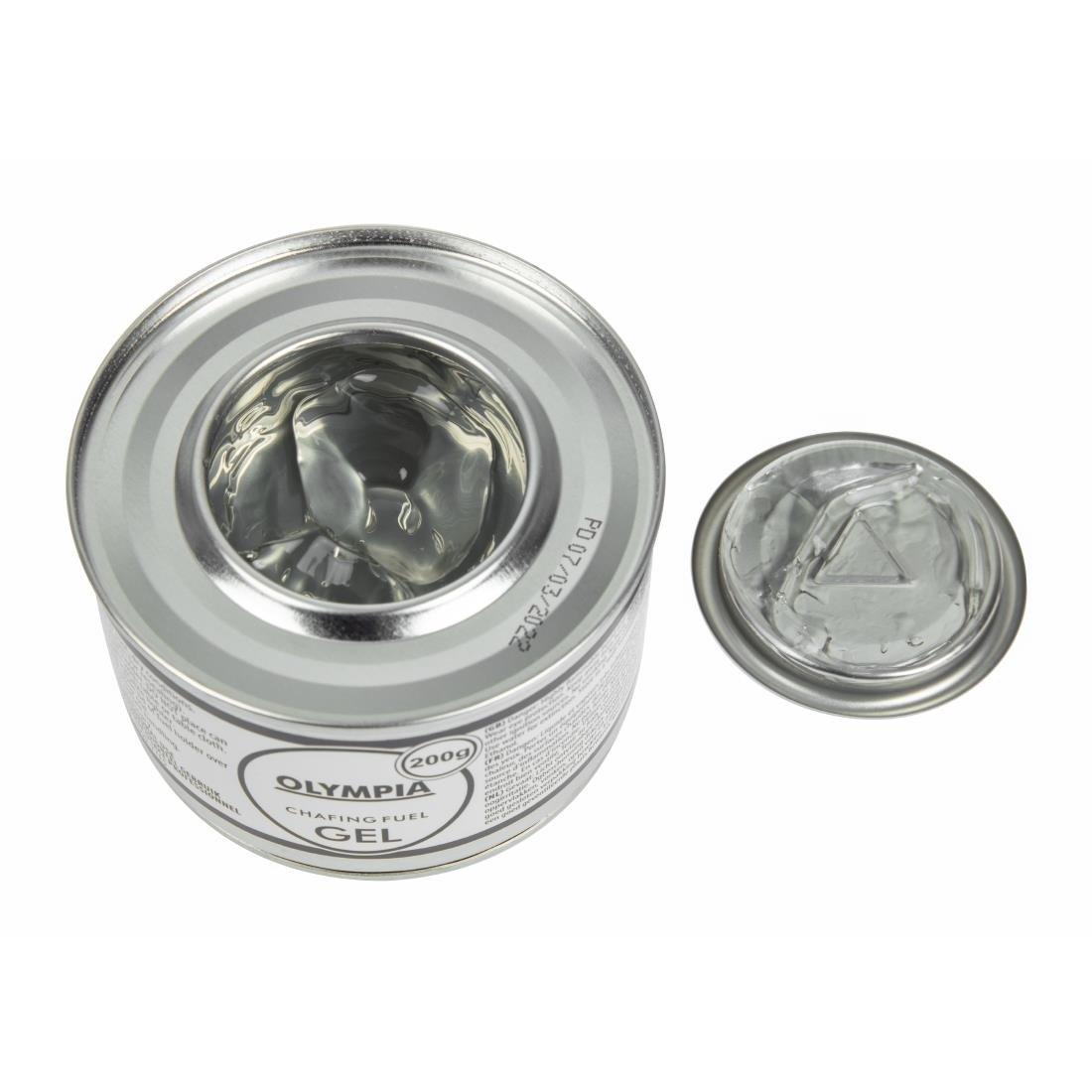 Gel combustible pour chauffe-plat Olympia 2h x 12 - FRANCE CHR