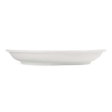 Soucoupes pour tasses à cappuccino blanches Olympia Whiteware 160mm (lot de 12) - FRANCE CHR
