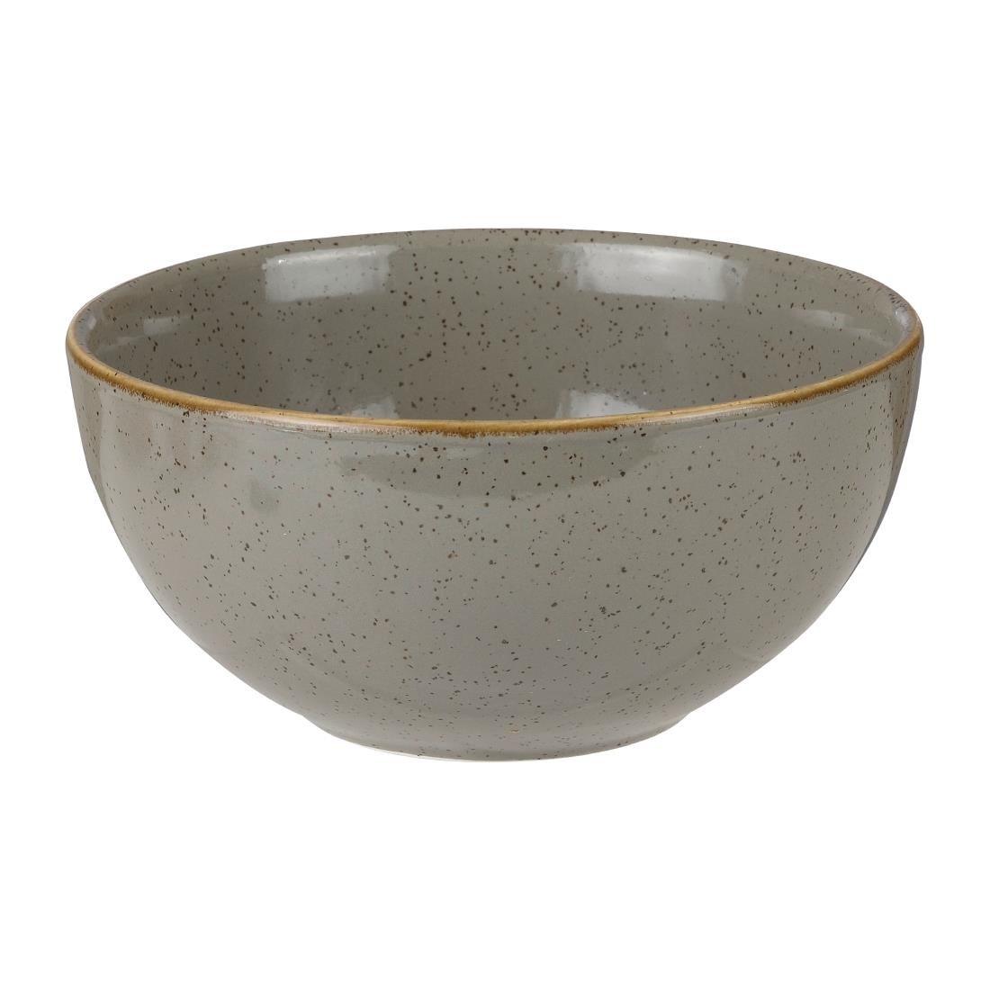Bols à soupe ronds Churchill Stonecast gris 132mm (lot de 12) - FRANCE CHR