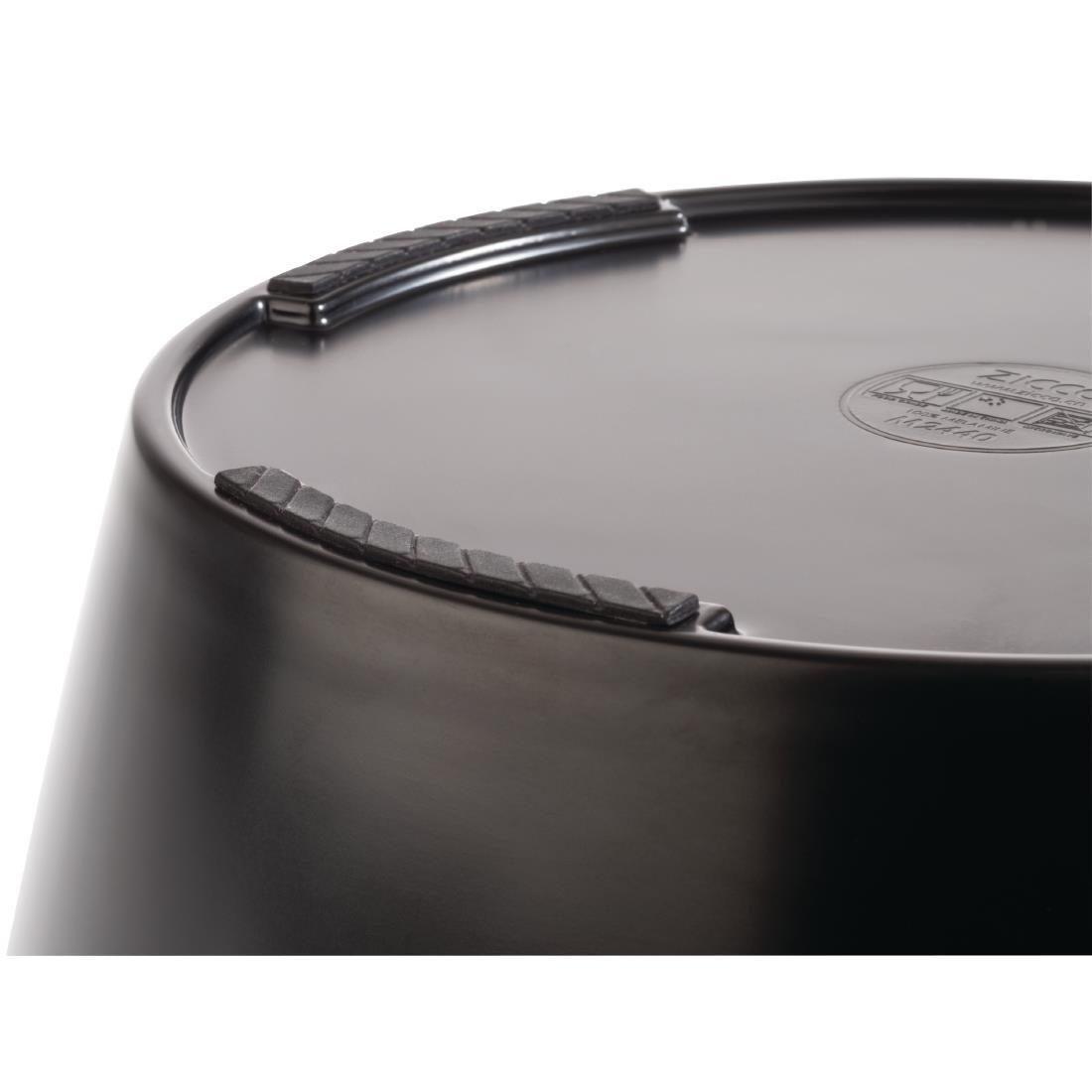 Bol noir et bois APS Frida 220(Ø)mm 2,2L - FRANCE CHR