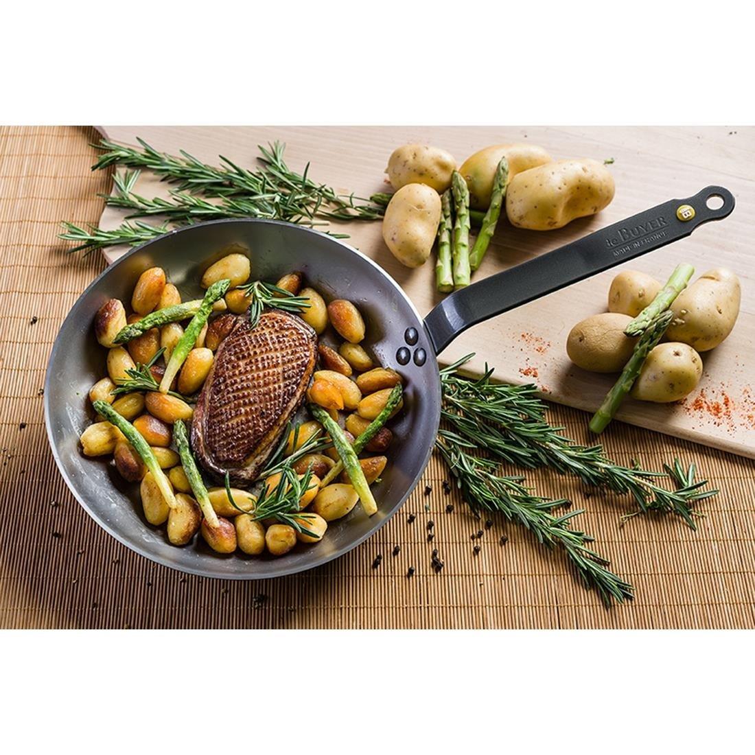 Poêle induction en acier De Buyer Mineral B 280mm - FRANCE CHR