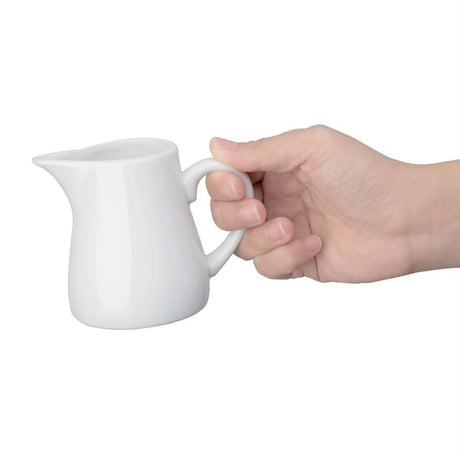 Pots à lait blancs Olympia 170ml (Lot de 6) - FRANCE CHR