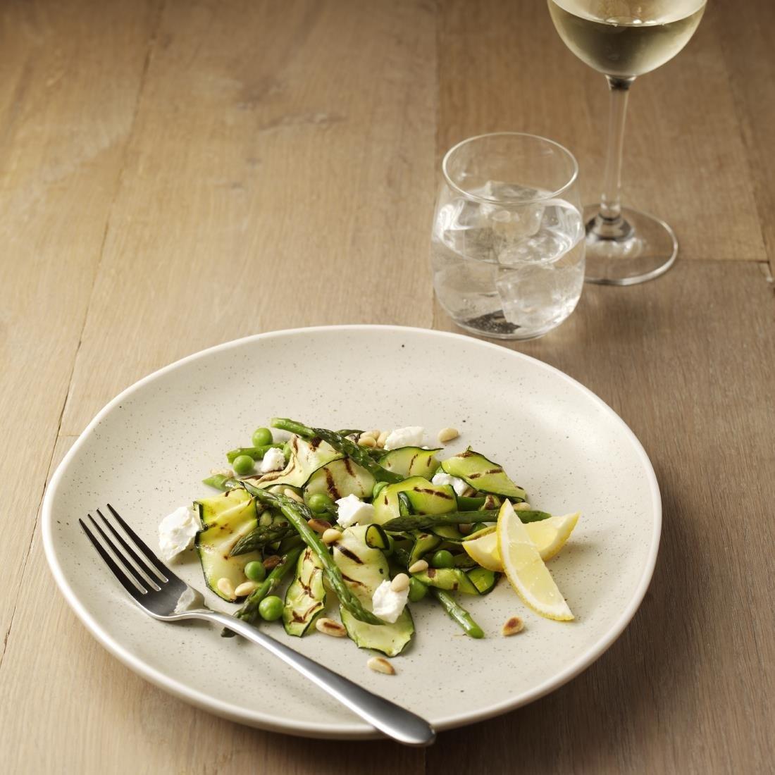 Assiettes plates sable Chia Olympia 27 cm (x6) - FRANCE CHR