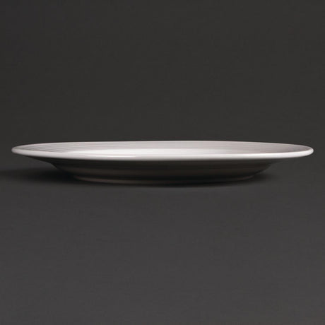 Assiettes à bord large Olympia Linear 310mm (Lot de 6) - FRANCE CHR