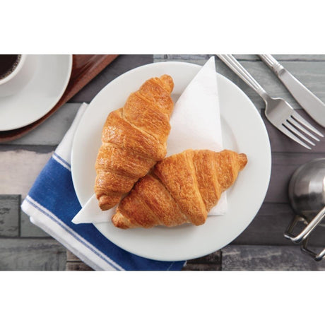 Assiettes à bord large blanches Olympia 202mm (Lot de 12) - FRANCE CHR