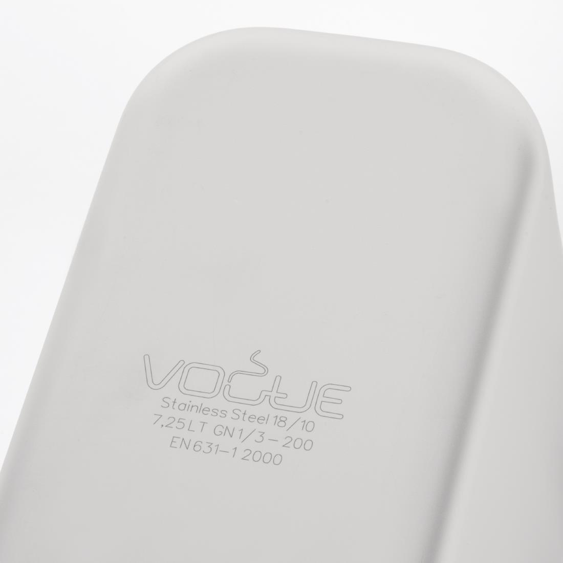 Bac inox 18/10 GN 1/3 Vogue 200mm - FRANCE CHR