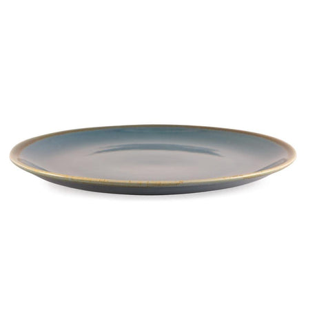 Assiettes plates rondes Olympia Kiln 280mm océan (lot de 4) - FRANCE CHR